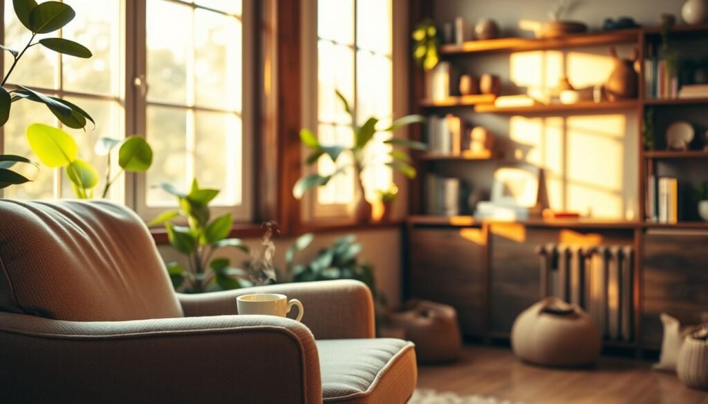 אווירה חמימה עם נגיעות טבעיות