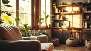 אווירה חמימה עם נגיעות טבעיות