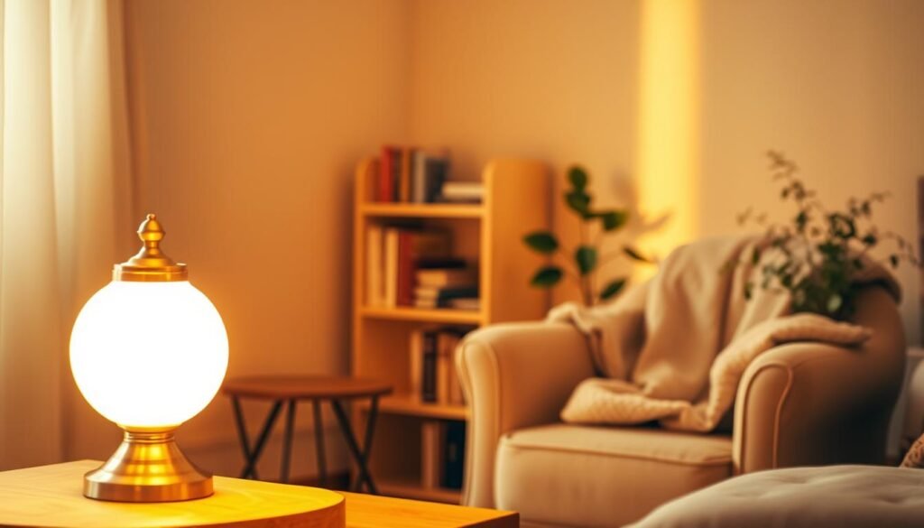 תאורה רכה חמימה